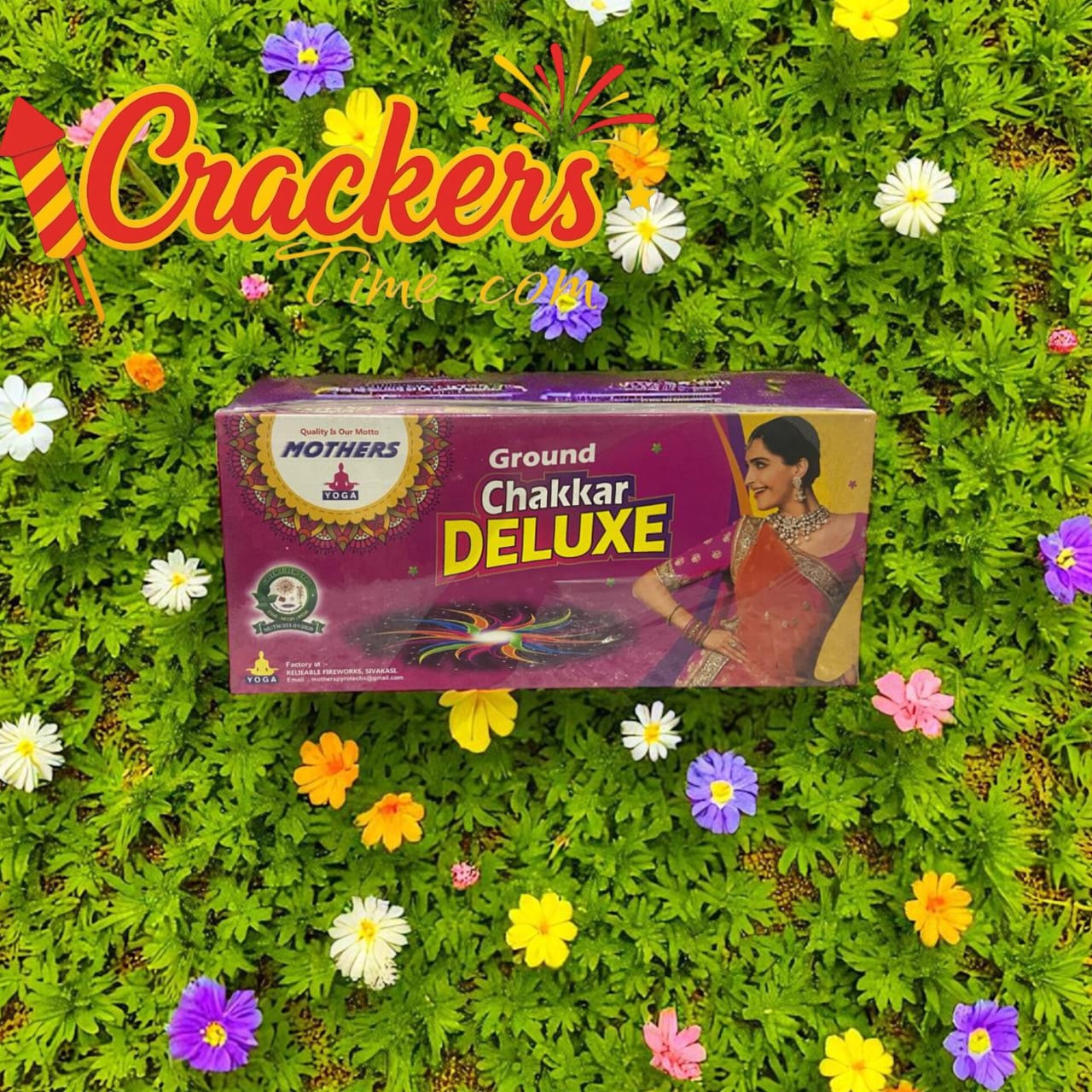 Ground Chakkar Deluxe (10Pcs) - Sky Shots and Rockets for Diwali Celebration