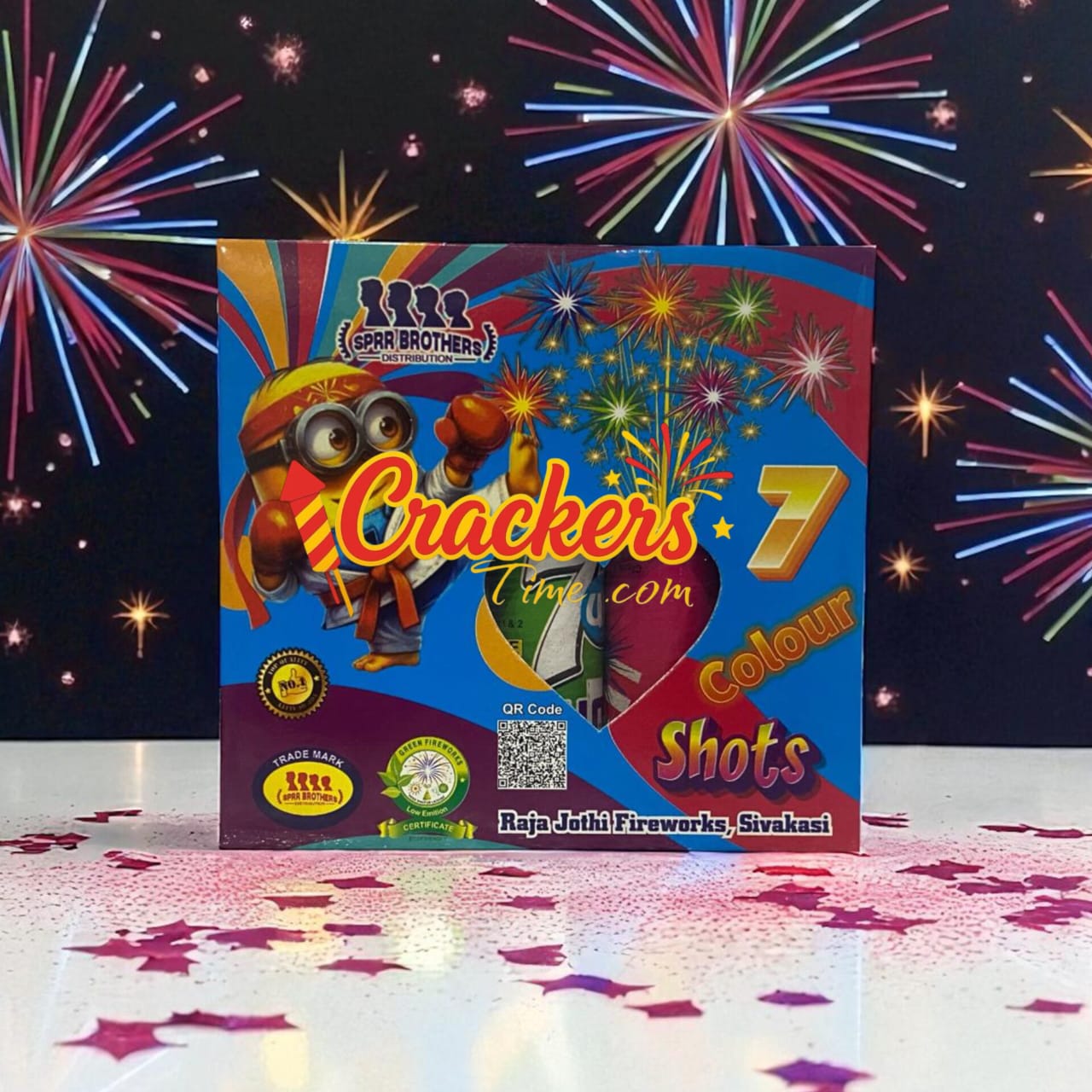 7 Shot Colour (5Pcs) - Sky Shots and Rockets for Diwali Celebration