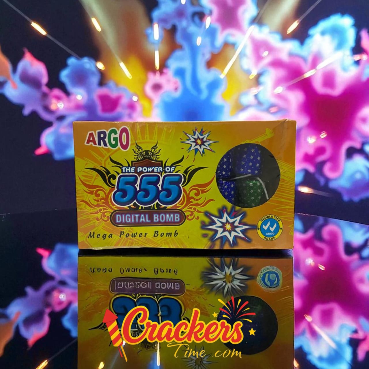 555 Digital Bombs (10Pcs) - Sky Shots and Rockets for Diwali Celebration