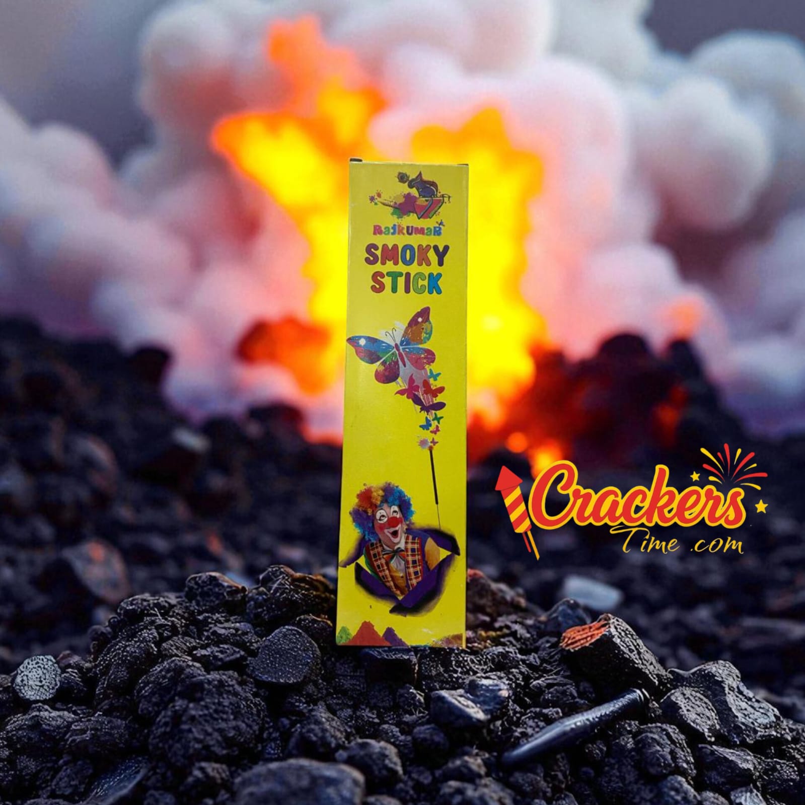 Color Smoke Big (3Pcs) - Sky Shots and Rockets for Diwali Celebration