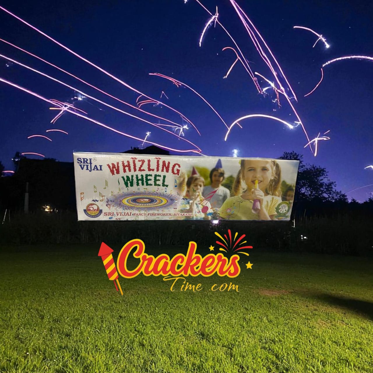 Whizling Wheel (Loud sound) - Sky Shots and Rockets for Diwali Celebration
