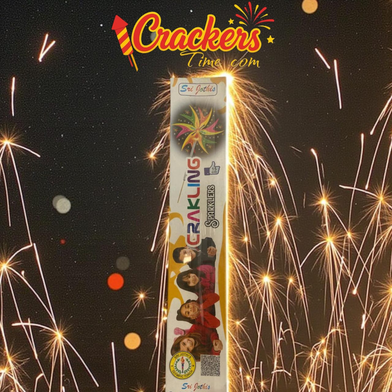 15cm Colour Sparklers (10Pcs) - Sky Shots and Rockets for Diwali Celebration