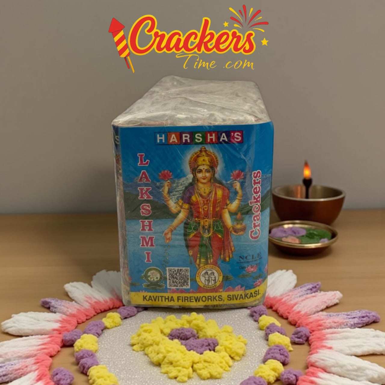 4' Lakshmi Dlx Crackers (5PCS) - Sky Shots and Rockets for Diwali Celebration
