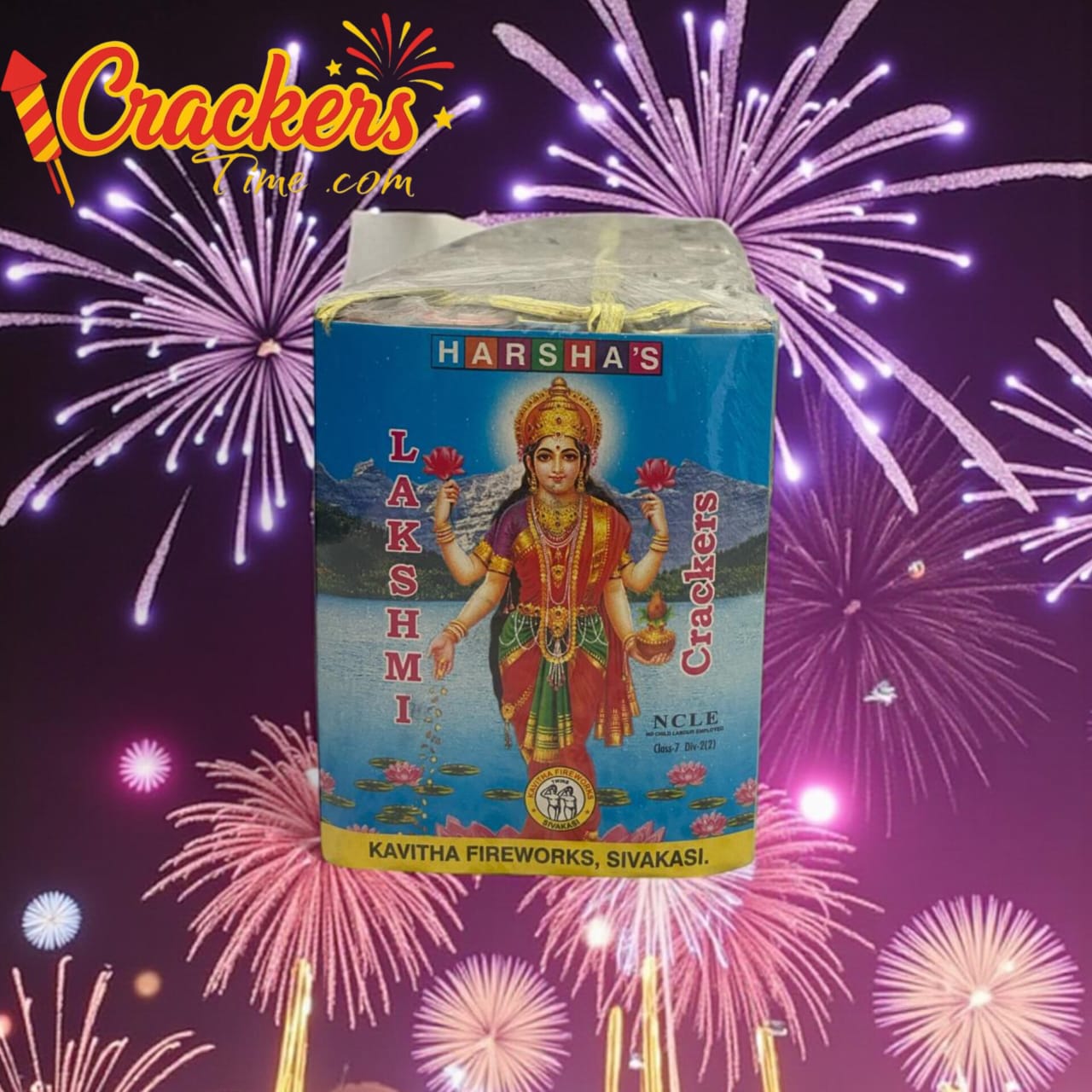 3.5'' Lakshmi Crackers (5Pcs) - Sky Shots and Rockets for Diwali Celebration