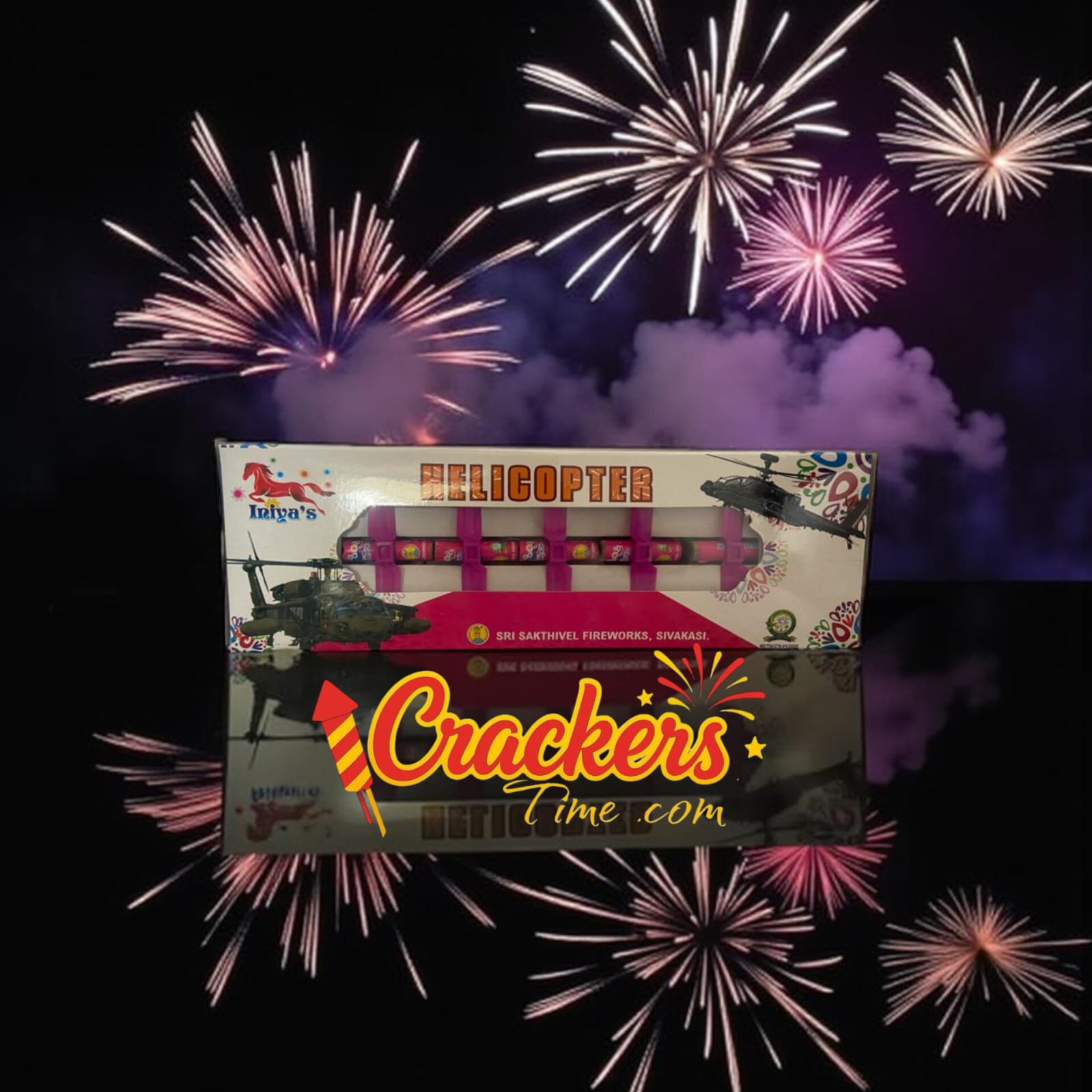 Helicopter Color (5Pcs) - Sky Shots and Rockets for Diwali Celebration