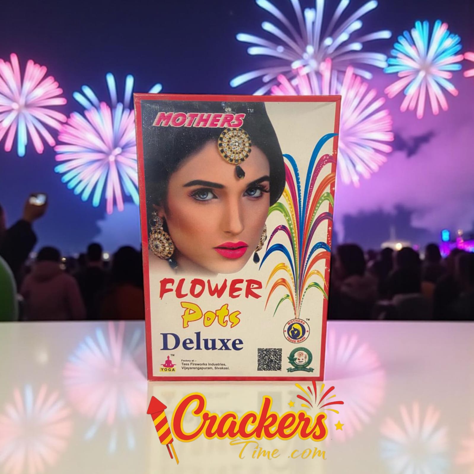 Flower Pot Deluxe (5PCS) - Sky Shots and Rockets for Diwali Celebration